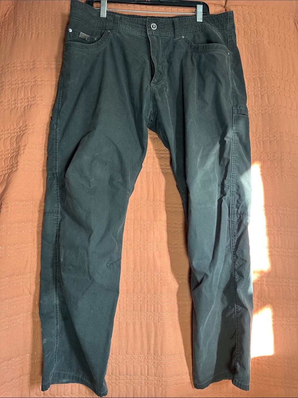 Kuhl Men's Dark Olive Cargo Pants - Picture 2 of 6